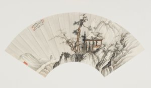 Pavilion in the Winter Mountains, China, Modern Period, 1933